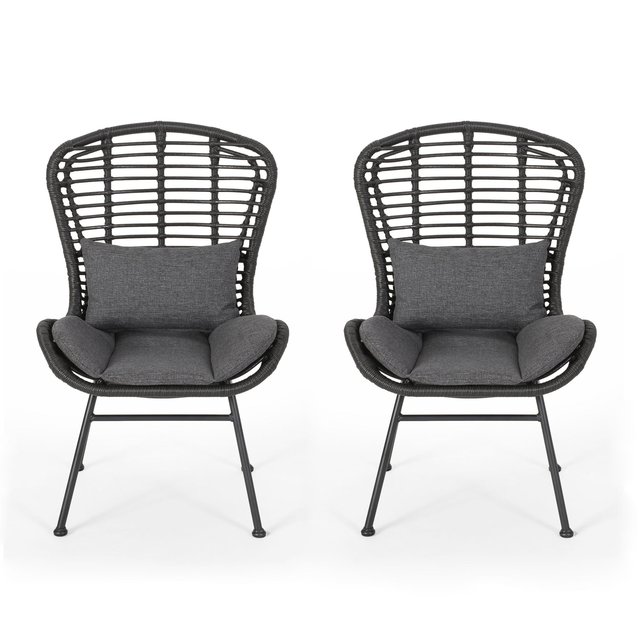 Calypso - Outdoor Chair With Water Resistance Cushion And Iron Frame