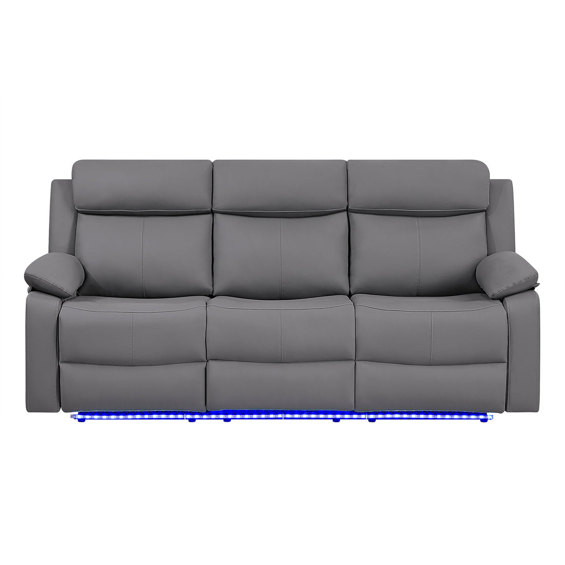 Blanche - Reclining Set With LED Lights, Speaker