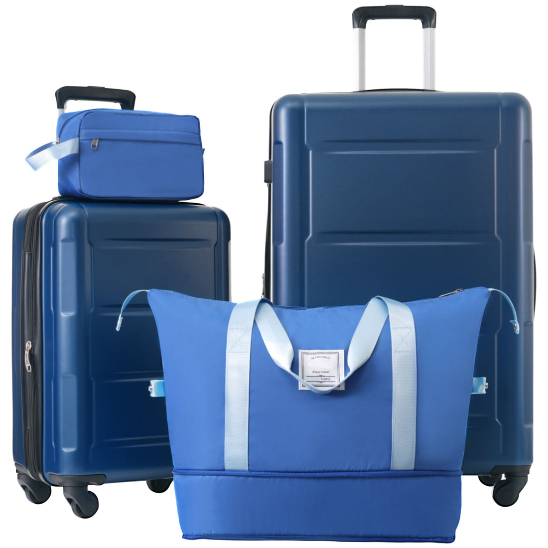 2 Piece Luggage Set With Bags Expanable Spinner Wheels ABS Lightweight Suitcase With Tsa Lock 20&quot; / 28&quot;