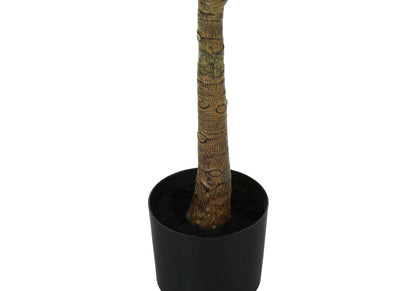47&quot; Tall, Artificial Plant, Fiddle Tree, Indoor, Fake, Floor, Greenery, Potted, Real Touch, Decorative - Green / Black