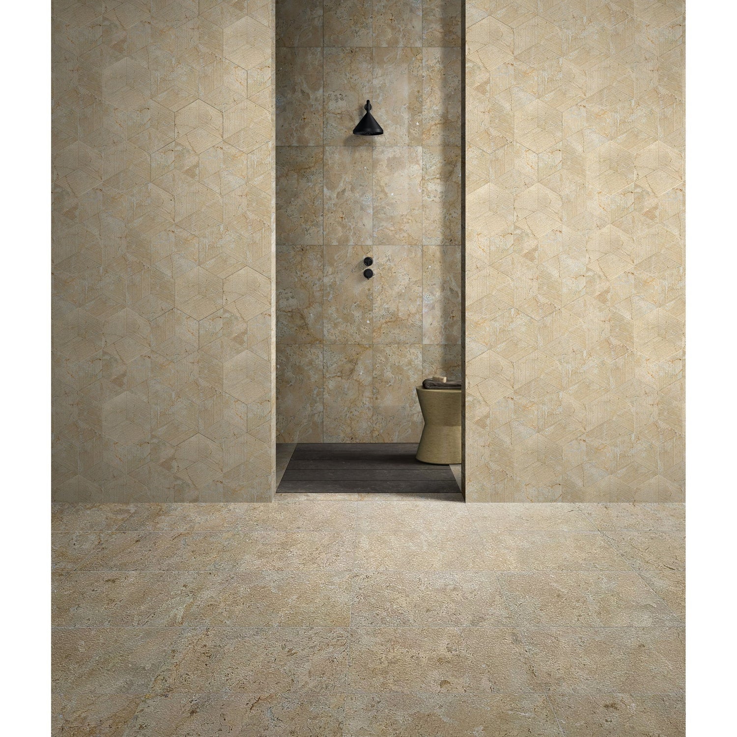 Natural Marble Polished Tile For Wall And Floor (Set of 4)