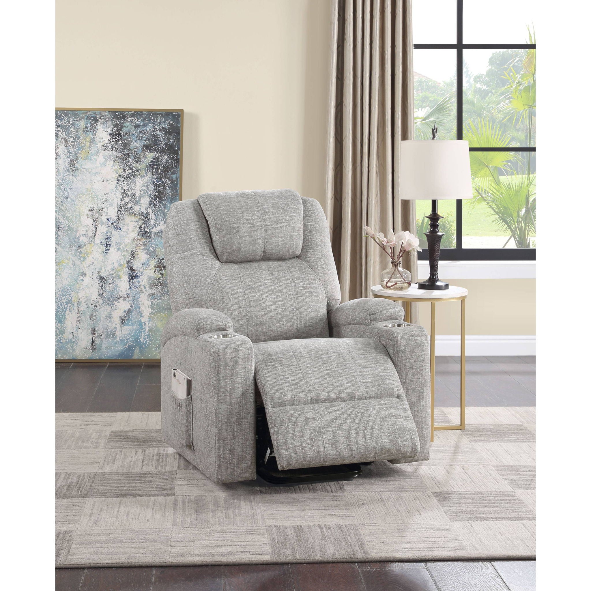 Recliner With Power Lift &amp; Massage