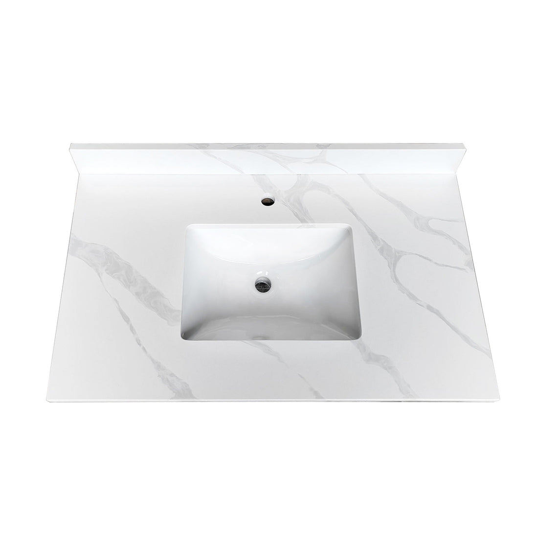 Bathroom Vanity Top With Undermount Single Bowl Sink