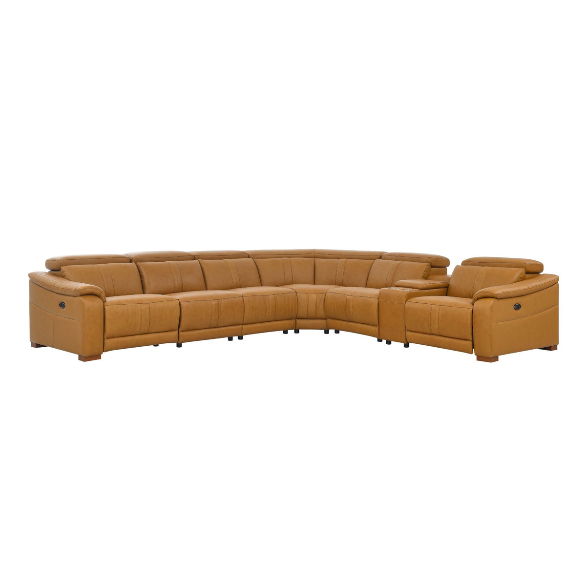 Modular Sectional &amp; Recliner Seat And Adjustable Headrest