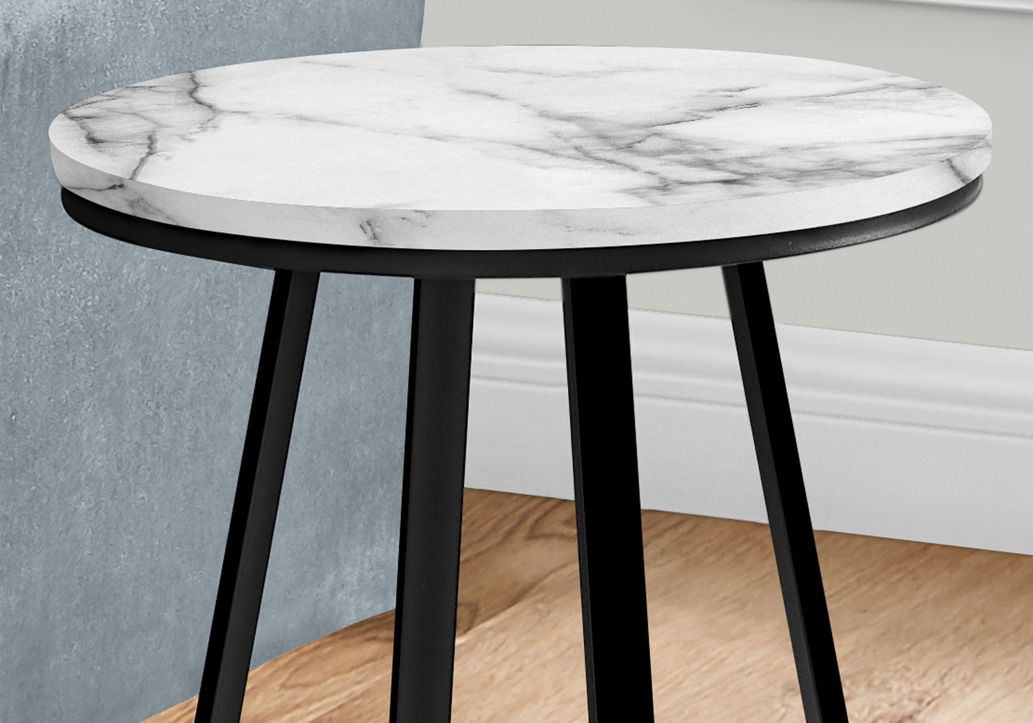 Accent Table, Side, Round Contemporary &amp; Modern Modern Design