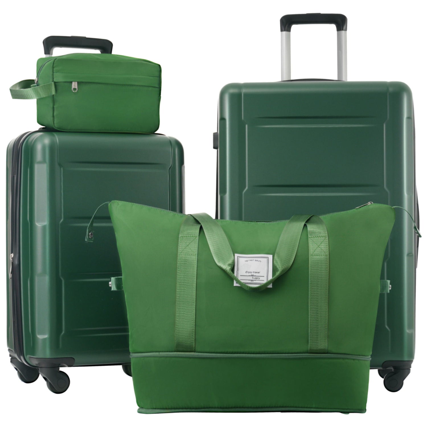 2 Piece Luggage Set With Bags Expanable Spinner Wheels ABS Lightweight Suitcase With Tsa Lock 20&quot; / 24&quot;