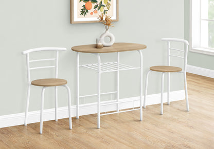 3 Pieces Dining Table Set, Small, Contemporary &amp; Modern