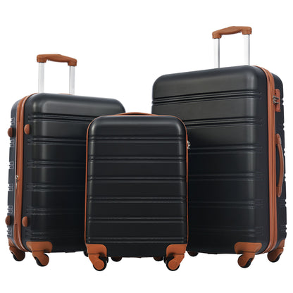 3 Piece Luggage Set Hardside Spinner Suitcase With Tsa Lock 20&quot; 24&quot; 28&quot; Available