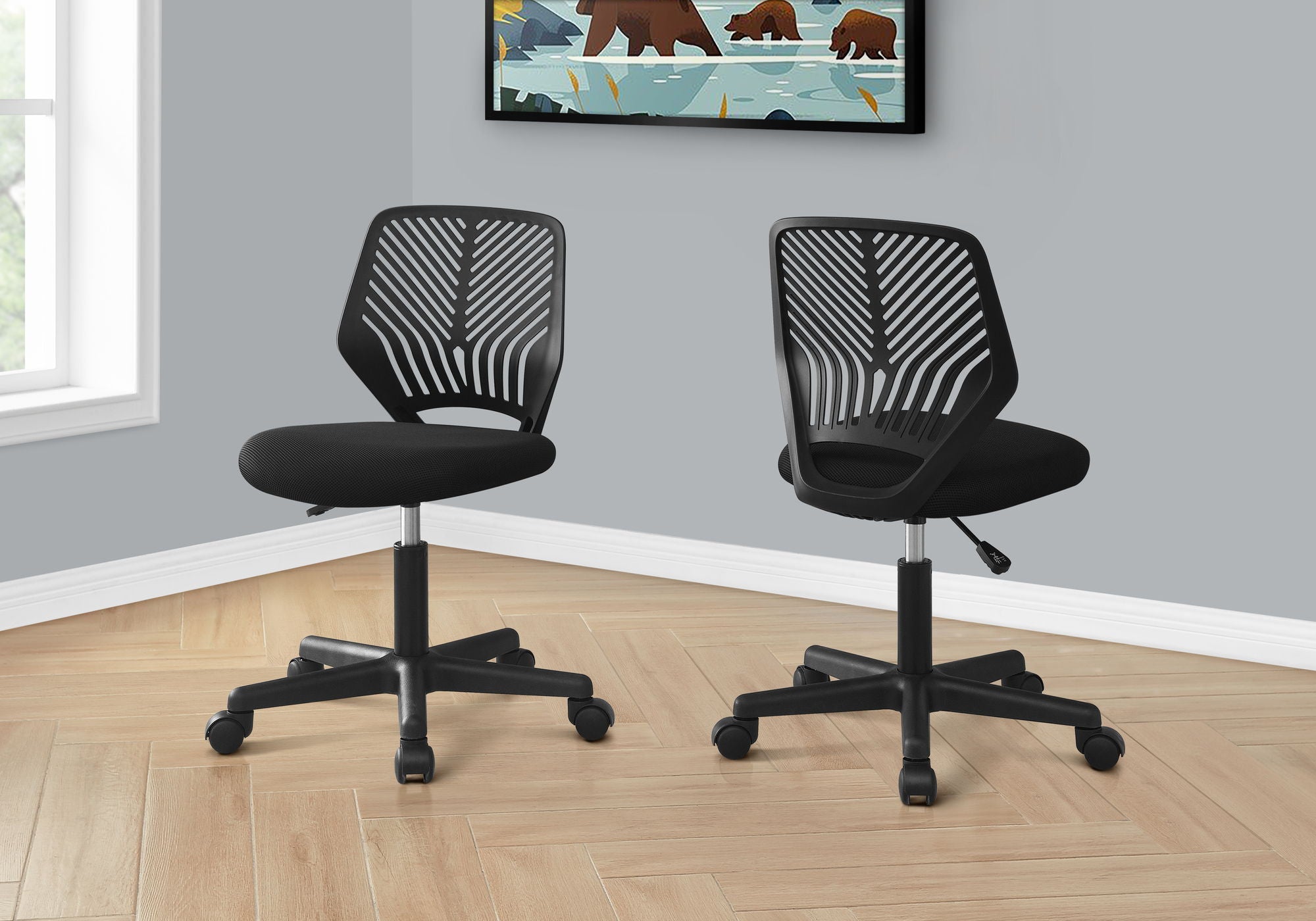 Office Chair &amp; Adjustable Height, Swivel, Ergonomic