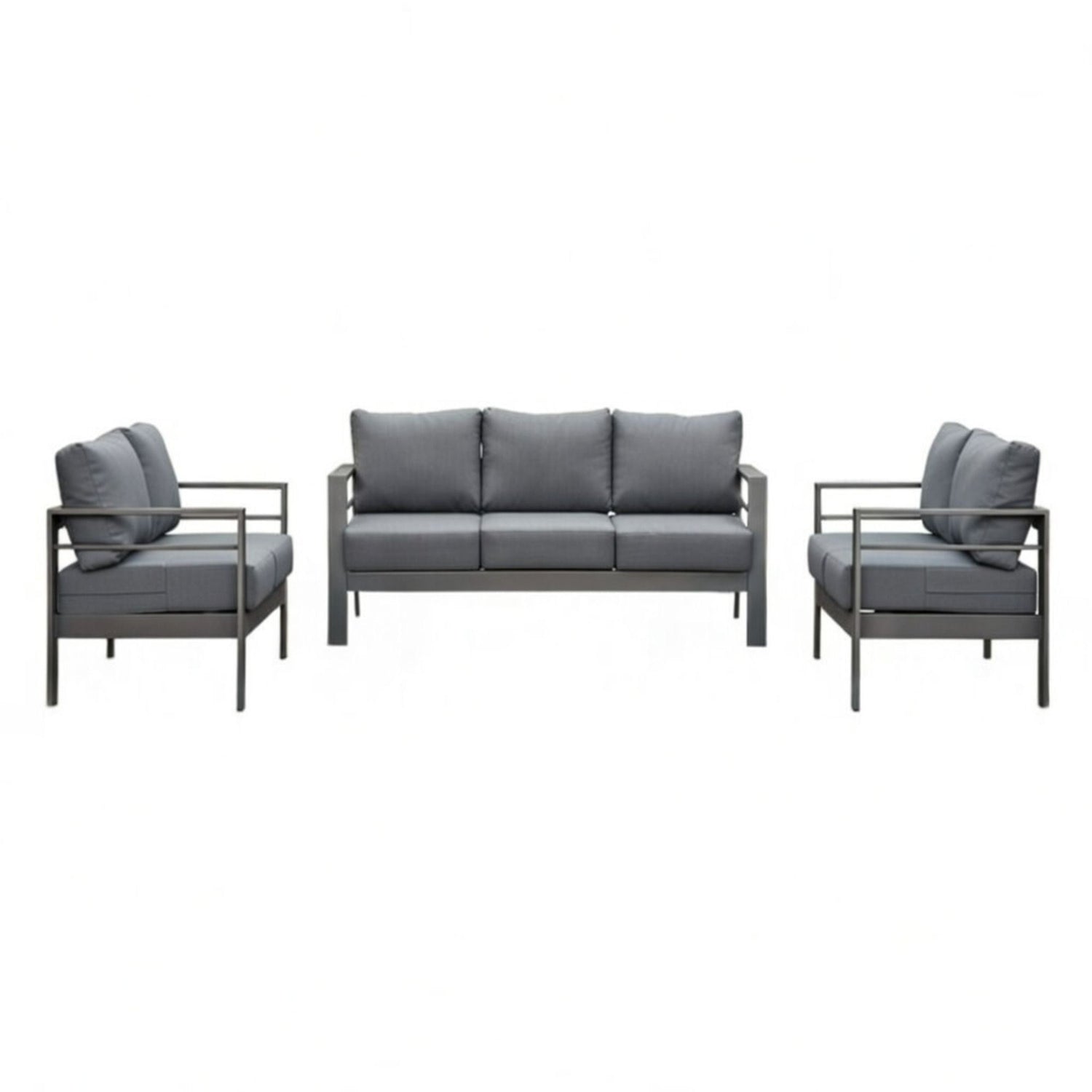 Outdoor Patio Set, All-Weather &amp; Thick Cushions