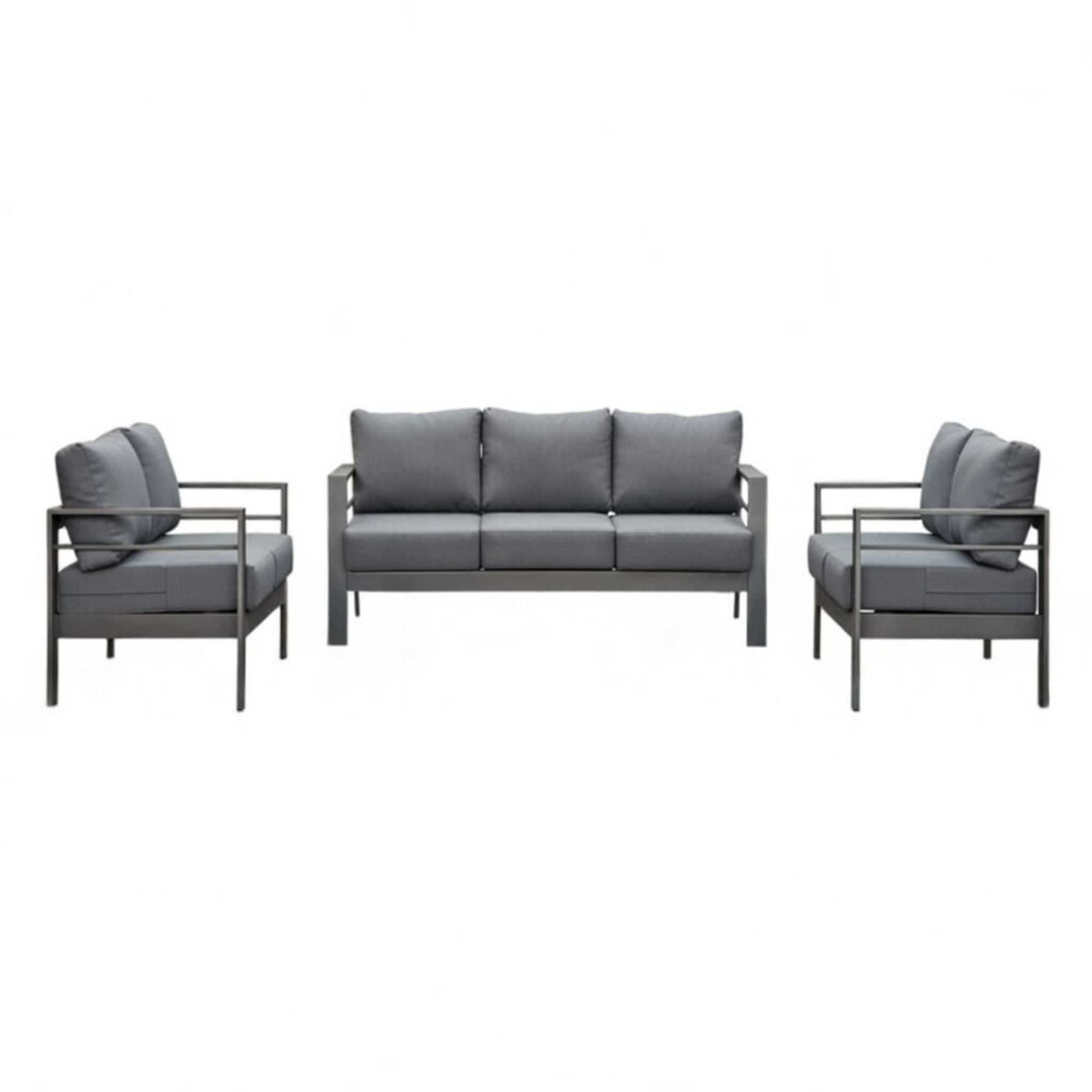 Outdoor Patio Set, All-Weather &amp; Thick Cushions