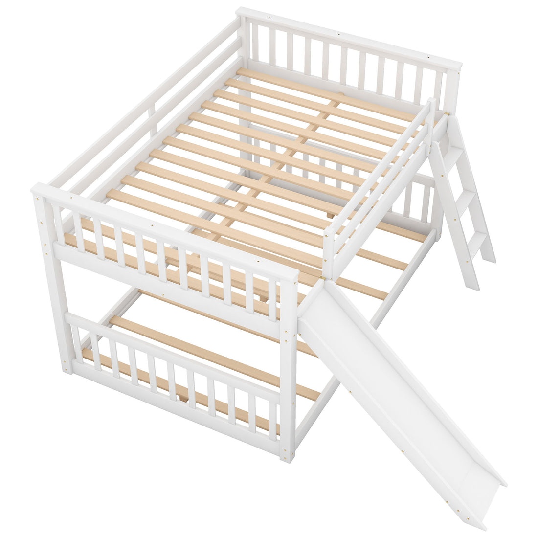 Bunk Bed &amp; Convertible Slide And Ladder
