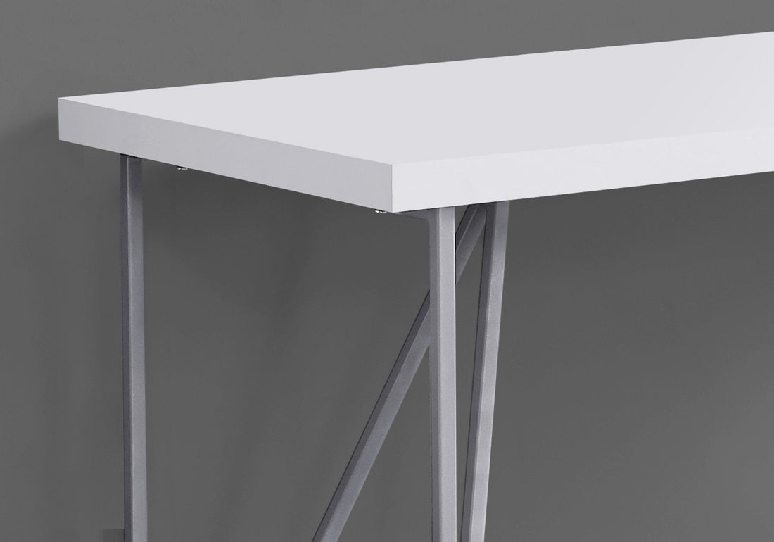 Computer Desk For Home Office Laptop, Contemporary &amp; Modern - White