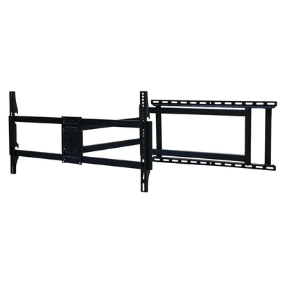 Full Motion TV Wall Mount Bracket For 40 120&quot; TV Dual Arm Tilt &amp; Swivel Vesa 800 X 400 Mm 132 Lbs Load - Black
