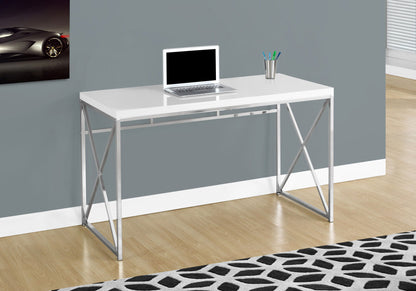Computer Desk For Home Office, Laptop, Glossy Contemporary &amp; Modern