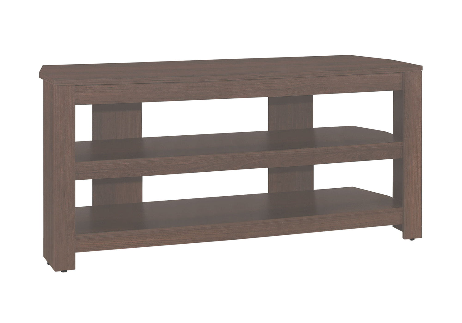 TV Stand, Console, Media Entertainment Center, Storage Shelves, Contemporary &amp; Modern - Cherry