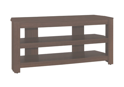TV Stand, Console, Media Entertainment Center, Storage Shelves, Contemporary &amp; Modern - Cherry