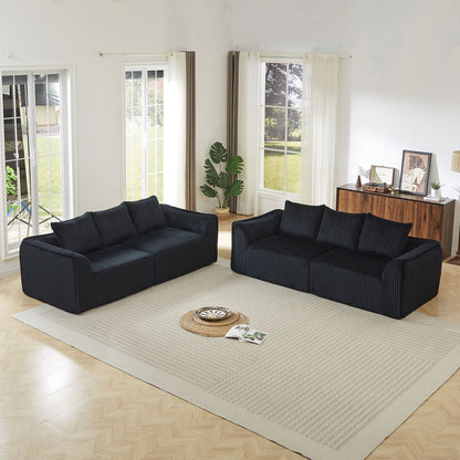 Minimalist Set With Curved Lines &amp; Gently Sloped Backrest