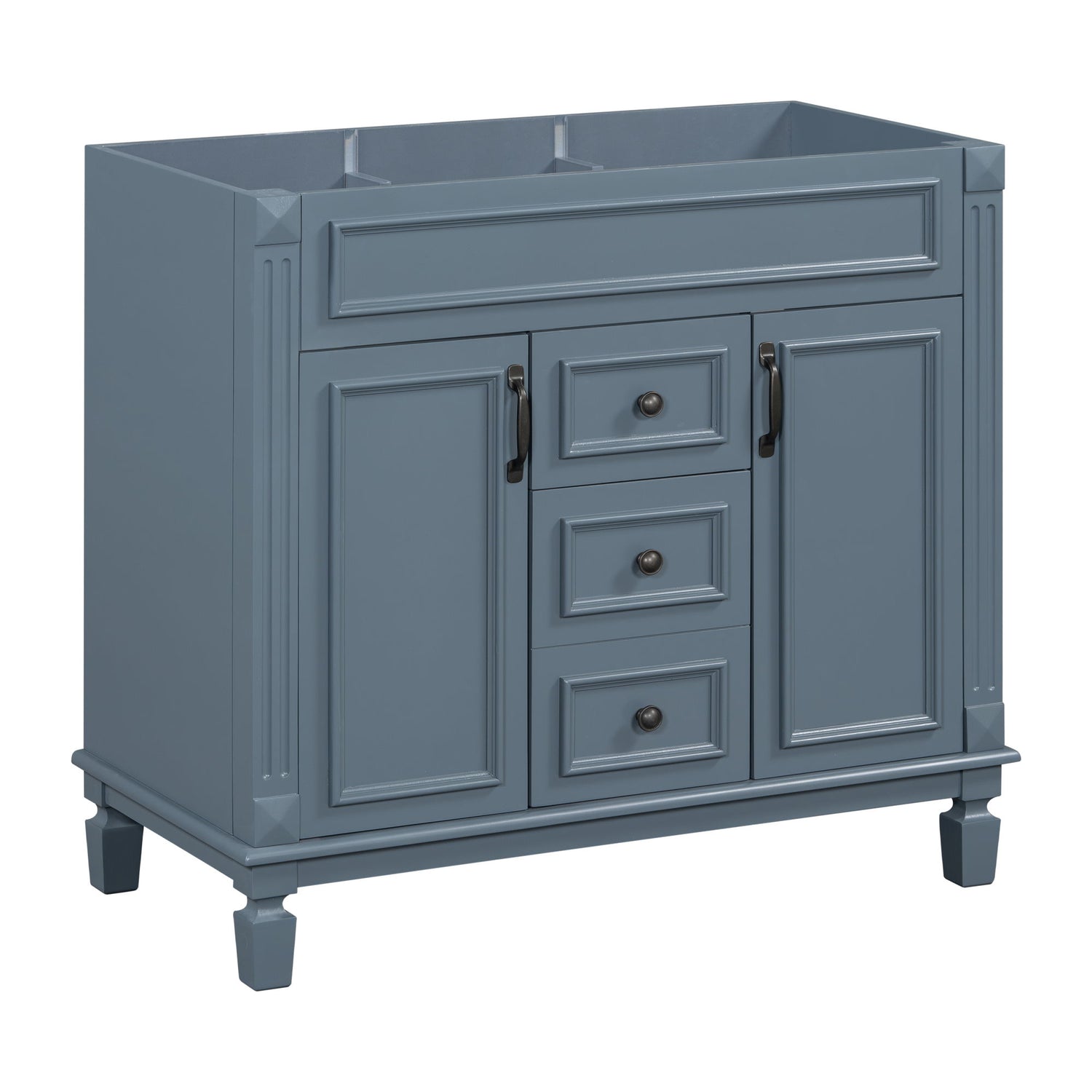 Bathroom Vanity Cabinet With 2 Soft Closing Doors And 2 Drawers