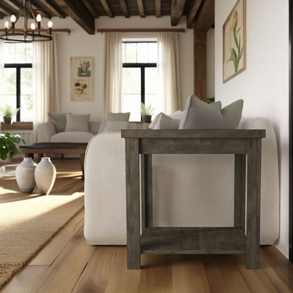 Joshua Creek - Side Table - Barnwood