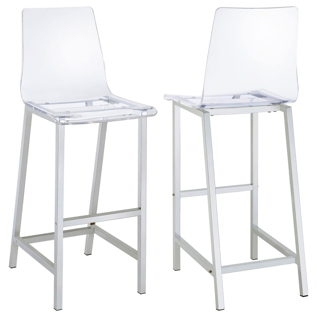 Bar Stools (Set of 2) - Clear