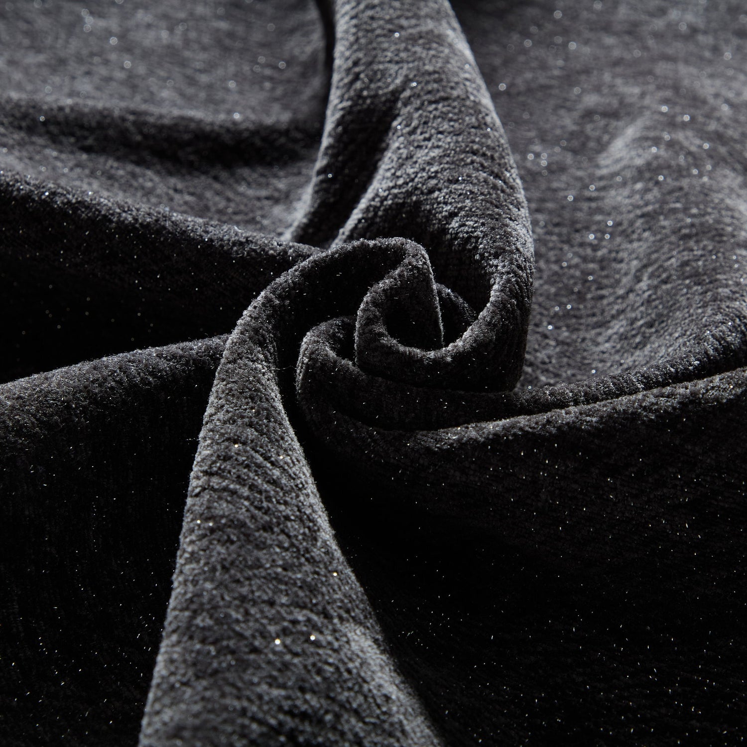 Modern Oversized Modular Sectional Sofa, Sparkling Chenille Fabric Soft Cushion Sofa With 2 Pillows