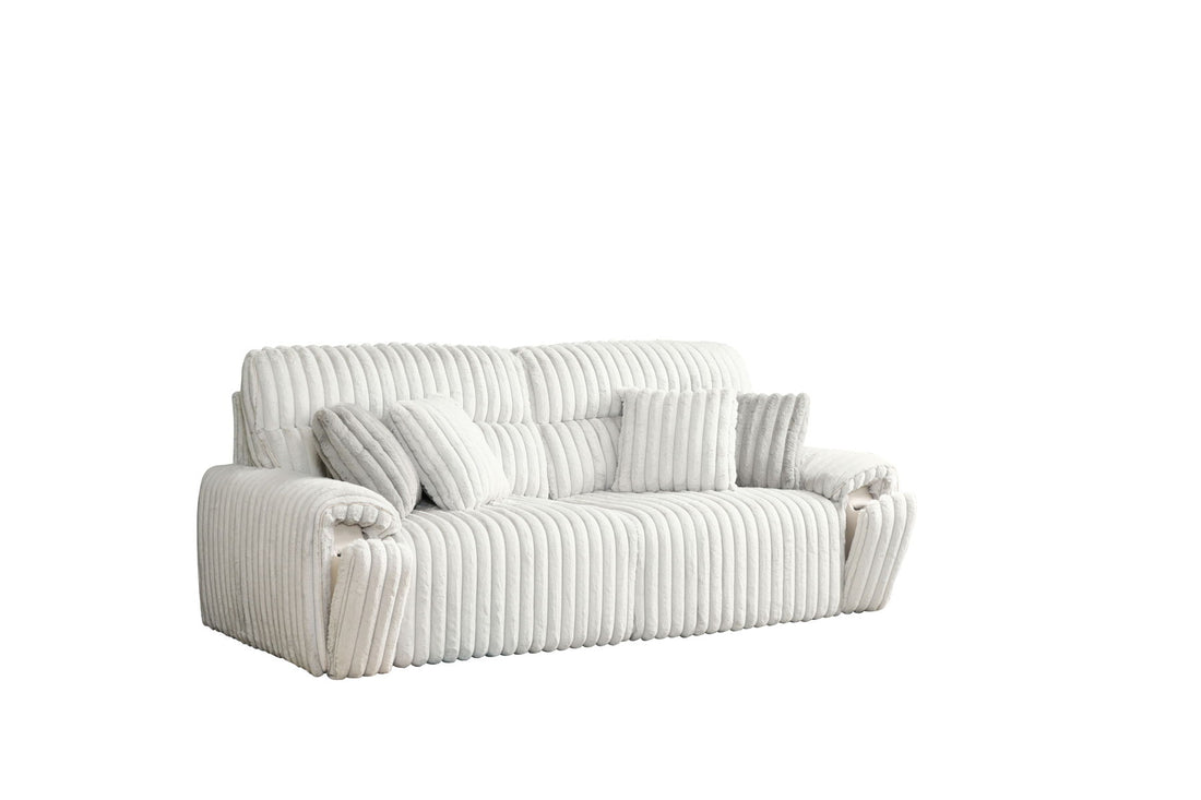 Jaya - Power Motion Sofa With Sleeper &amp; USB Port - Mondo Gray