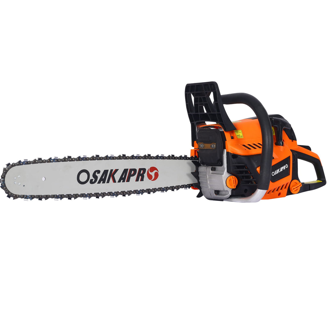 58Cc Gasoline Chainsaw 20&quot; For Tree And Wood Cutting Epa Compliant - Orange