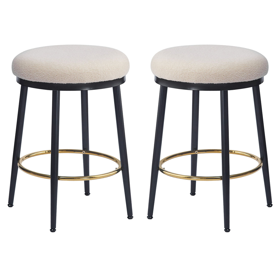 Stylish Design Counter Stools (Set of 2)