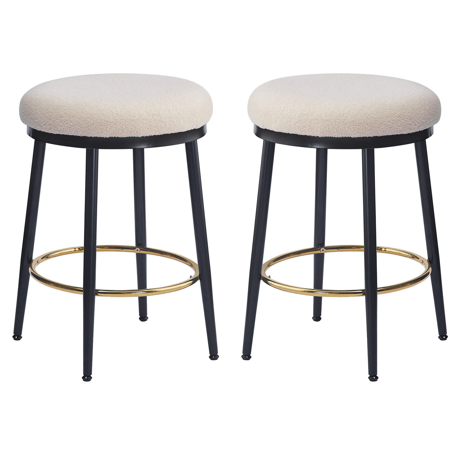 Stylish Design Counter Stools (Set of 2)