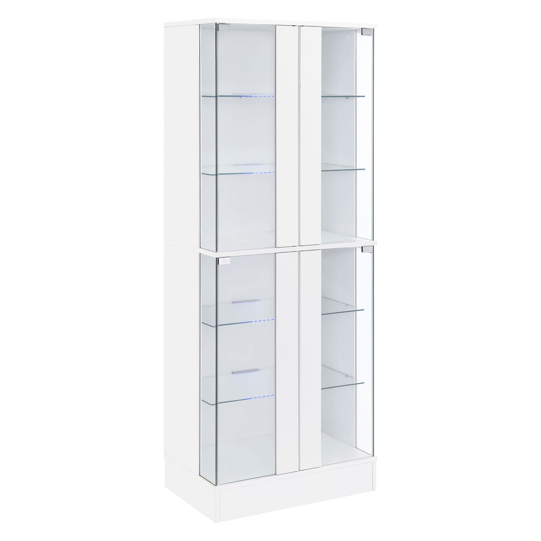 Gilbert - 4 Door LED Curio Display Cabinet