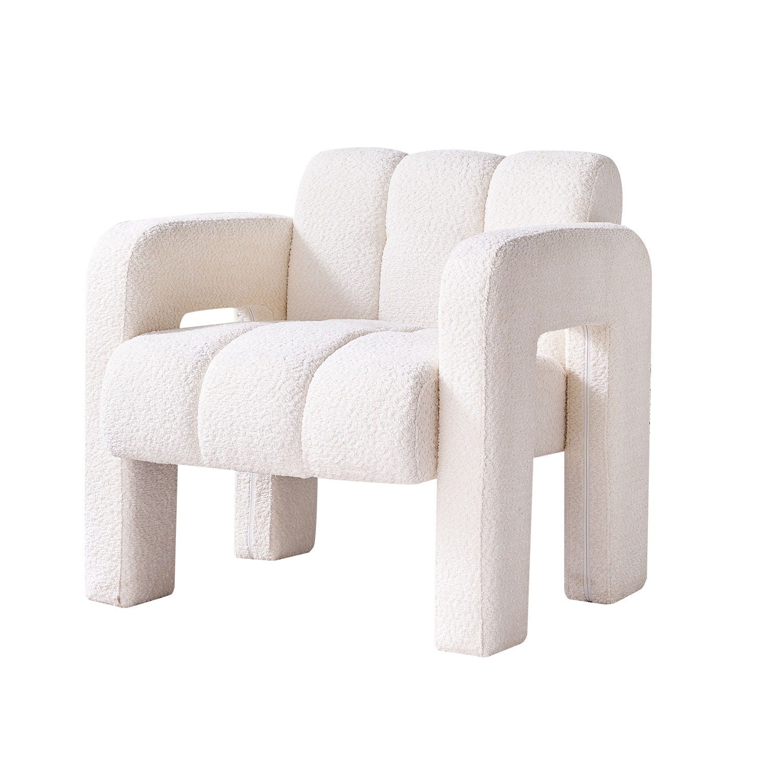 31.10&quot; Boucle Upholstered Accent Chair