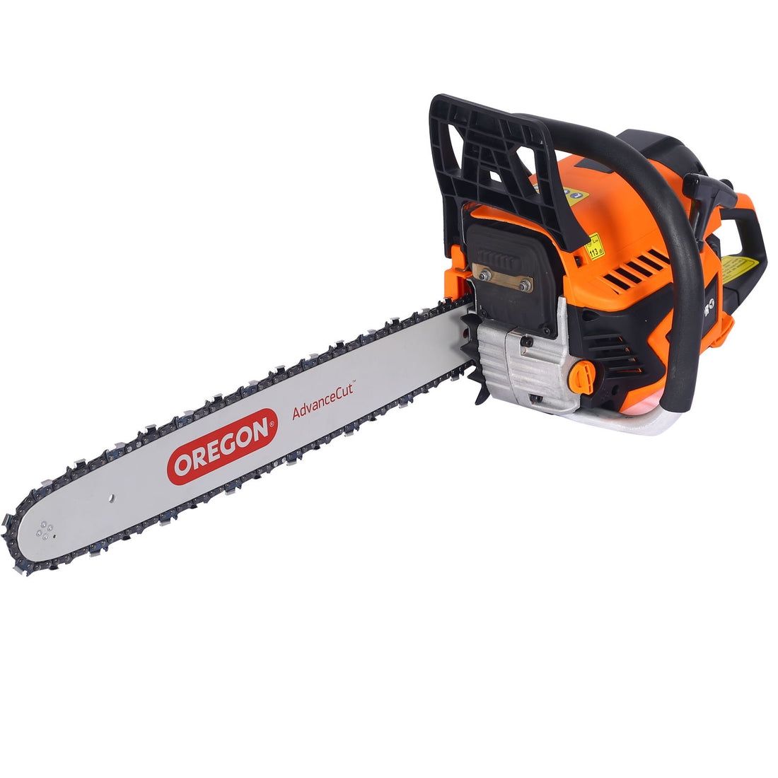 Gasoline Chainsaw 20&quot; 52Cc For Tree And Wood Cutting - Orange