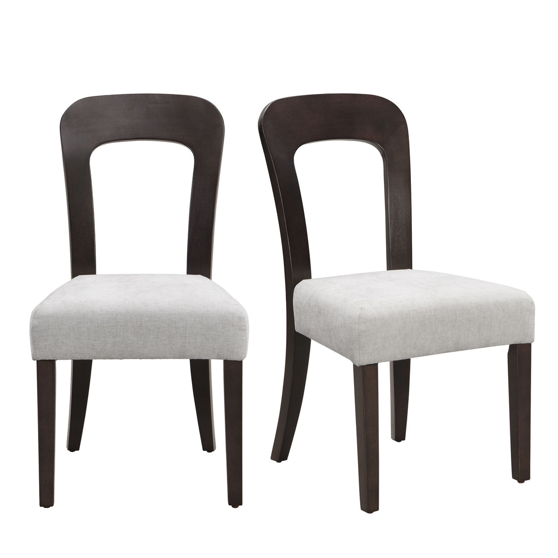 Upholstered Dining Chairs (Set of 2) - Gray