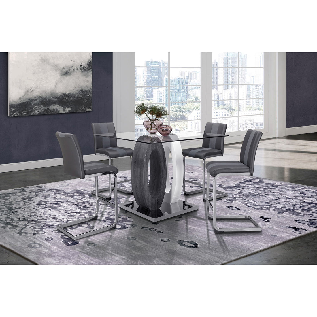 Altis - Bar Stools (Set of 4) - Gray
