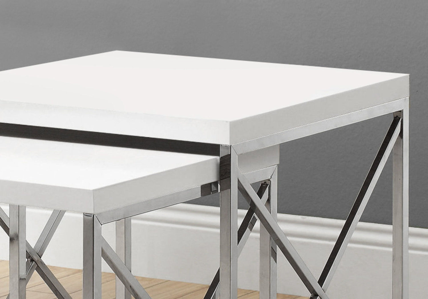 Nesting Table, Accent, Contemporary &amp; Modern (Set of 2)
