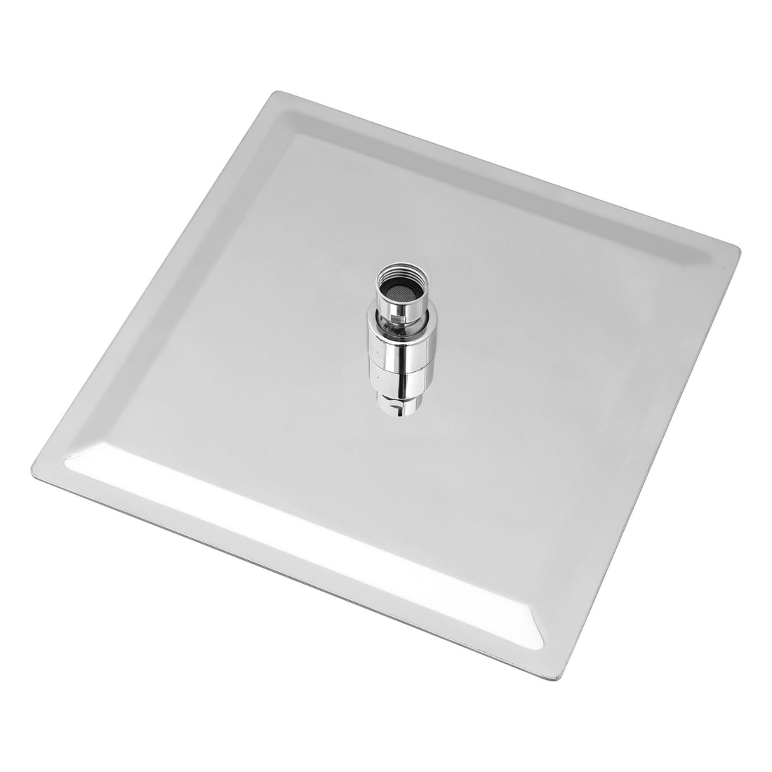 Modern 10&quot; Square Rainfall Shower Head &amp; Stainless Steel Wall Or Ceiling Mount Luxury Spa Shower Panel