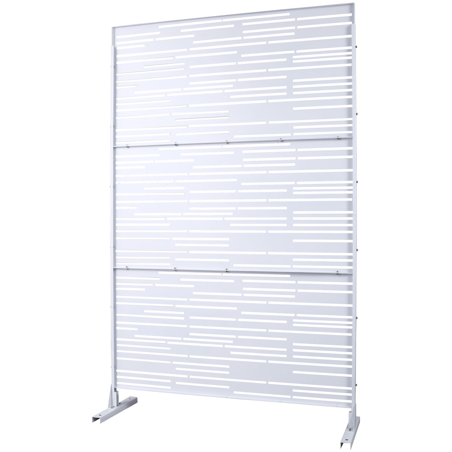 Outdoor &amp; Indoor Freestanding Metal Privacy Screen