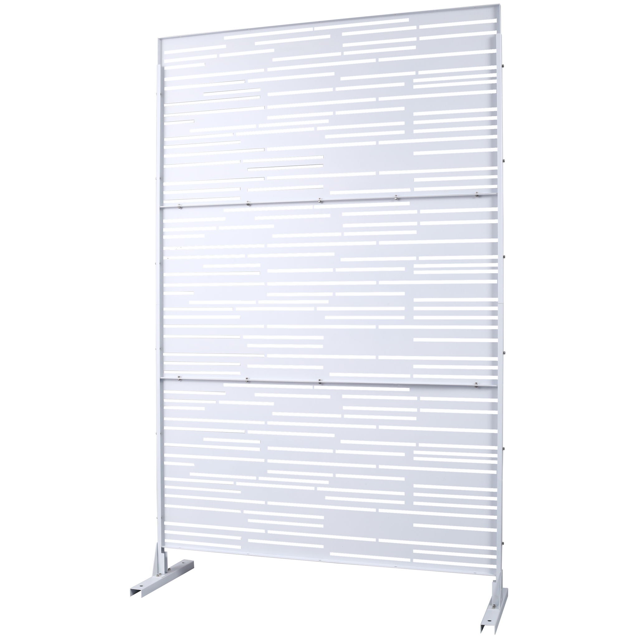 Outdoor &amp; Indoor Freestanding Metal Privacy Screen