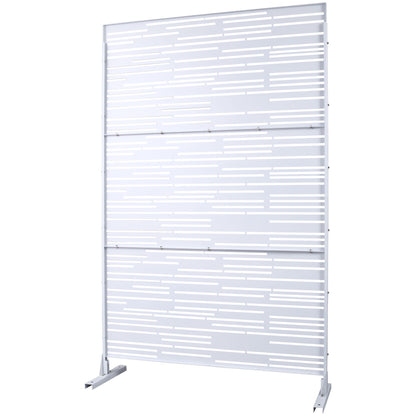 Outdoor &amp; Indoor Freestanding Metal Privacy Screen