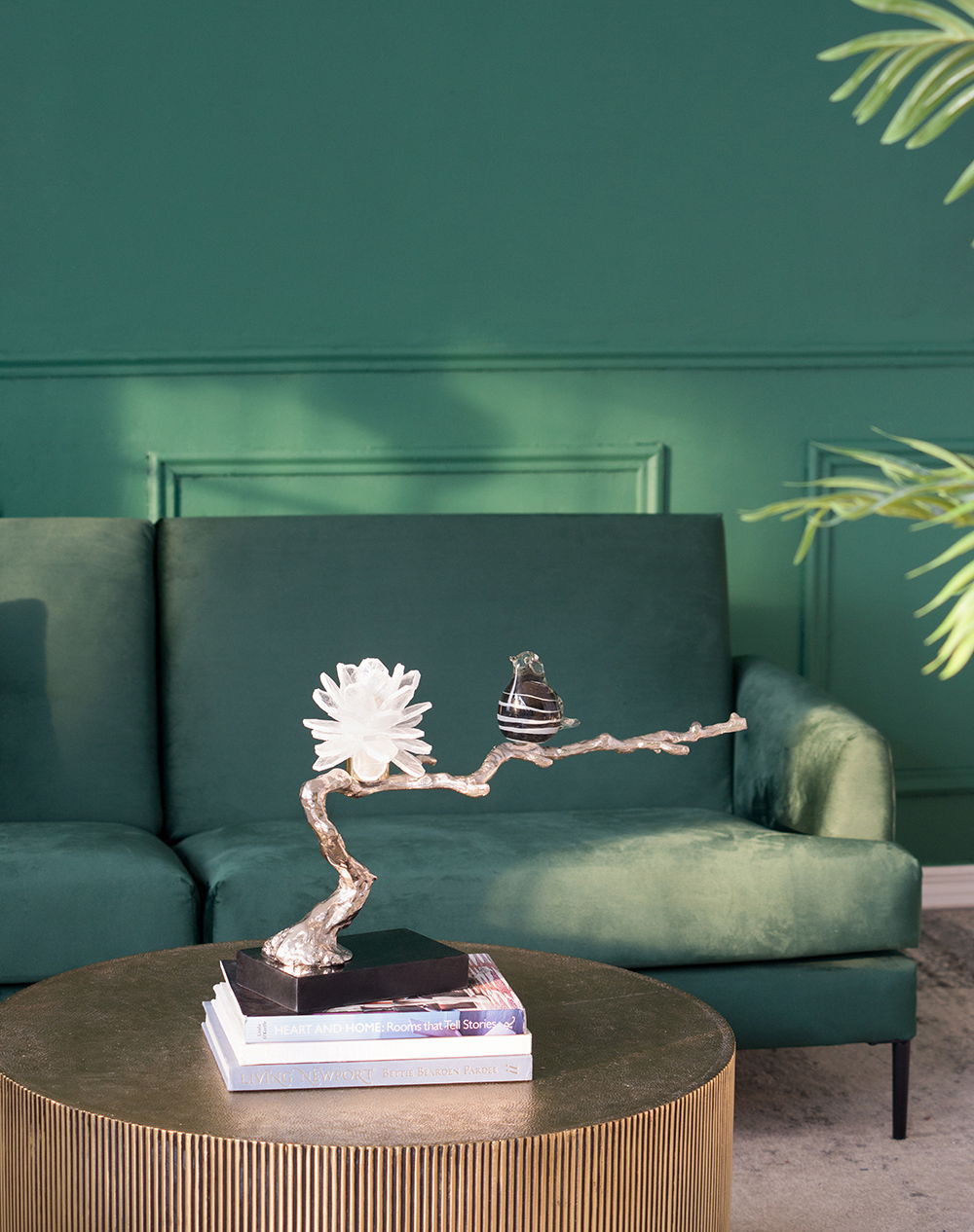 Aluminum Candle Holder With Marble Stand