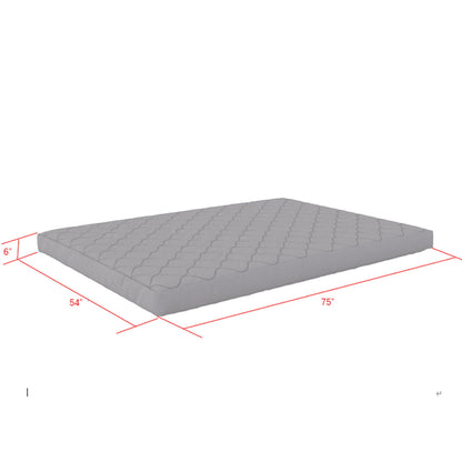 Dana - 6" Quilted Mattress With Removable Cover