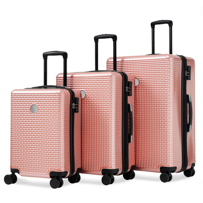 Luggage Sets 3 Piece Hardshell Suitcases With Wheels, Lightweight Expandable Travel Luggage With Tsa Lock, Carry-On, Checked Luggage (20&quot; 24&quot; 28&quot;)