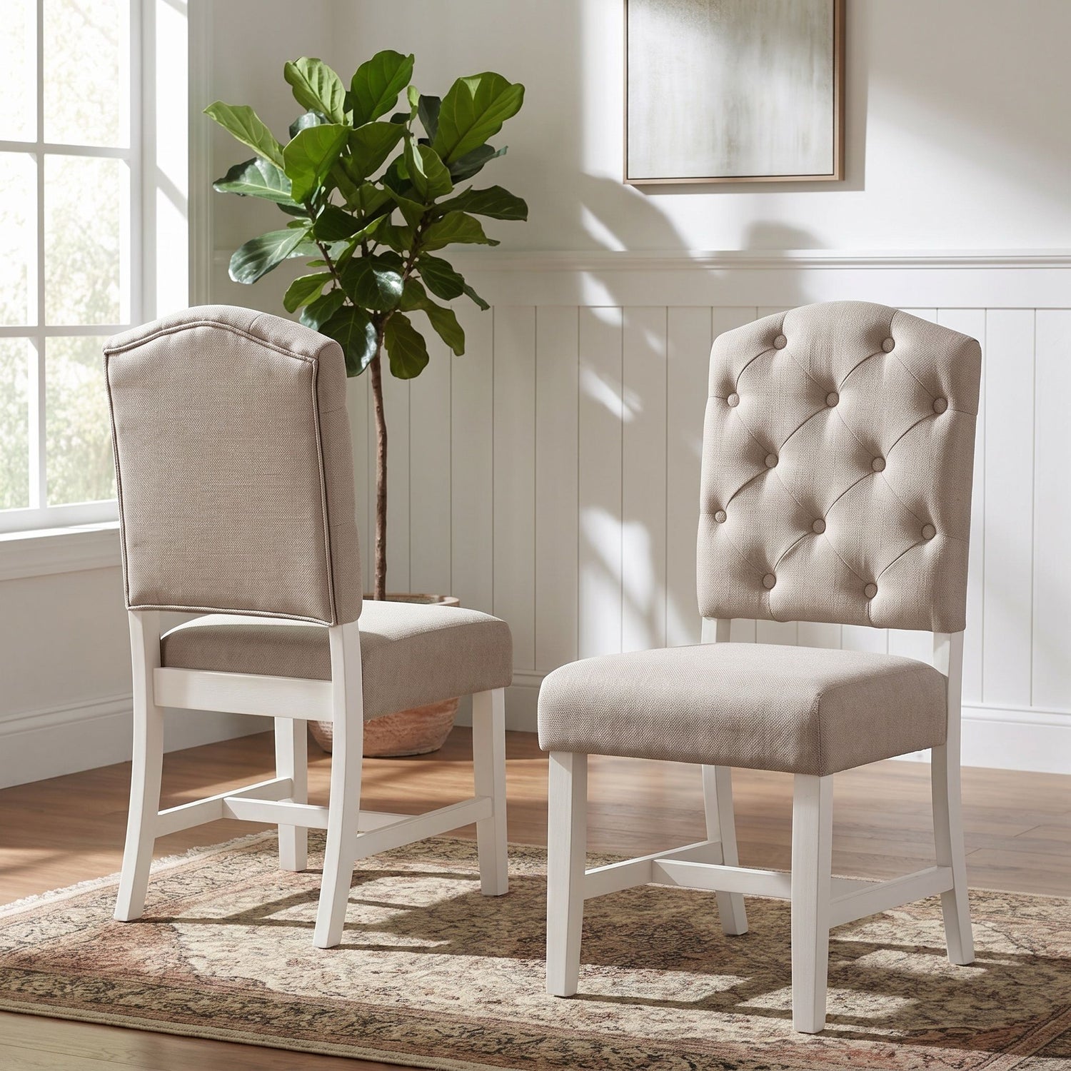 Retro Style Dining Chair Set