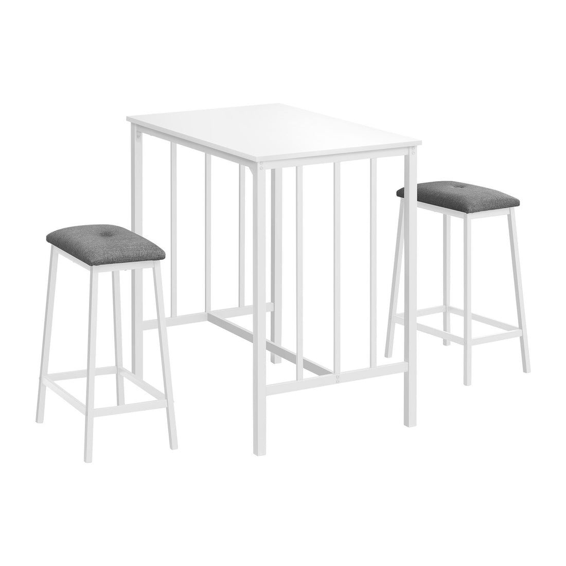 3 Pieces Dining Set, Counter Height, Rectangular, Small, Contemporary &amp; Modern