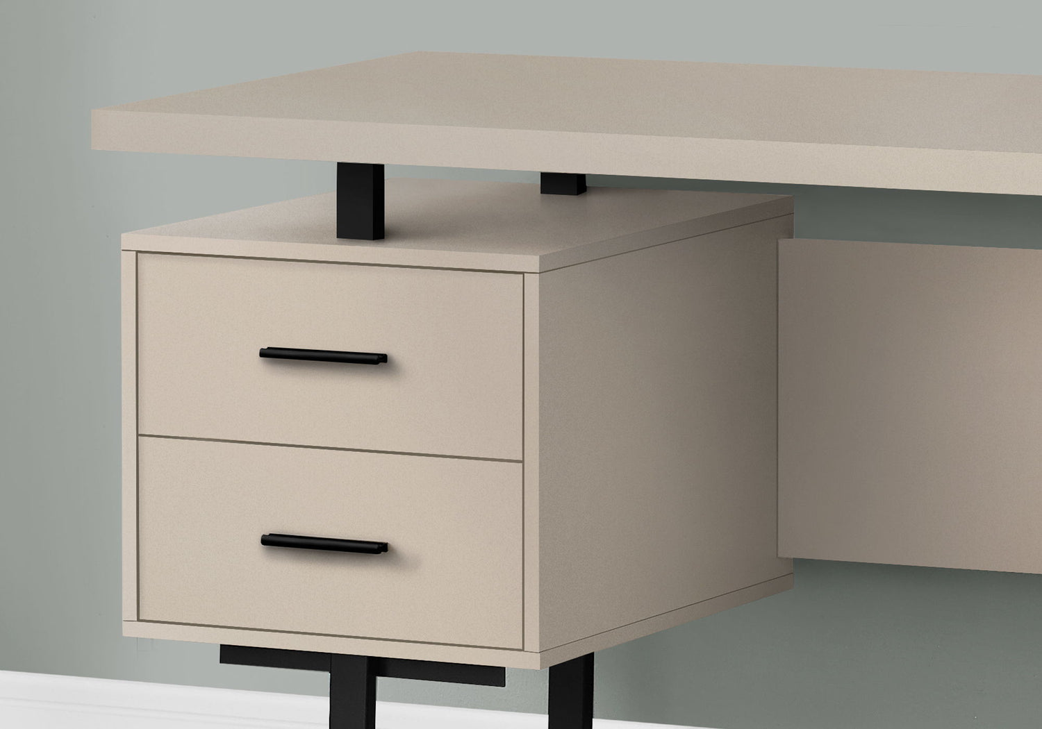 Computer Desk For Home Office, Laptop, Left, Right Set - Up, Storage Drawers, Contemporary &amp; Modern