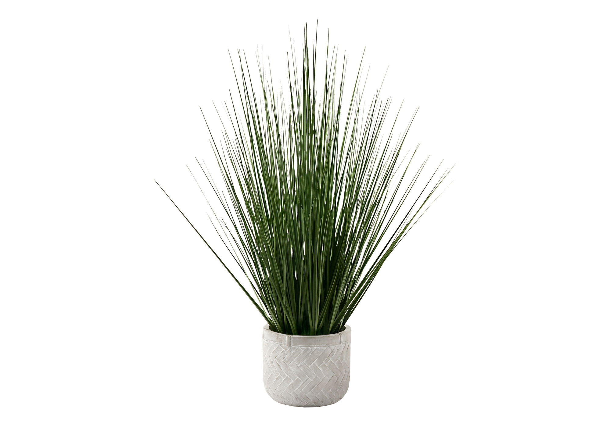 21&quot; Tall, Artificial Plant, Grass, Indoor, Faux, Fake, Table, Greenery, Potted, Real Touch, Decorative - Green / White