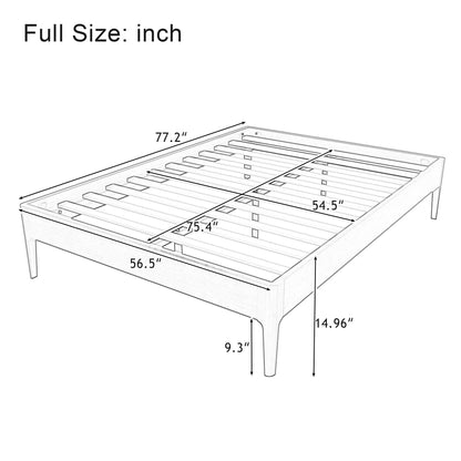 Modern Minimalist Style Platform Bed