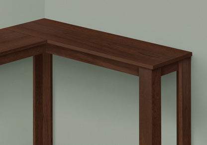 Corner Accent Console Table For Entryway, Contemporary &amp; Modern - Cherry