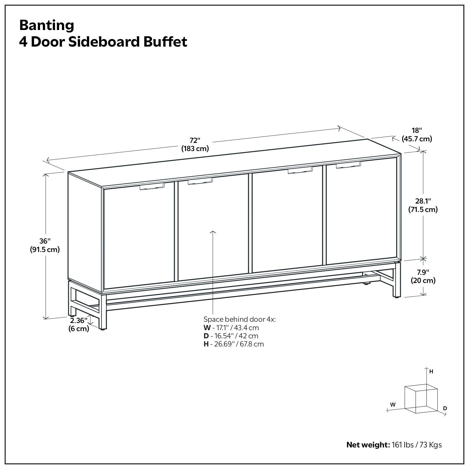 Banting - Door Sideboard Buffet